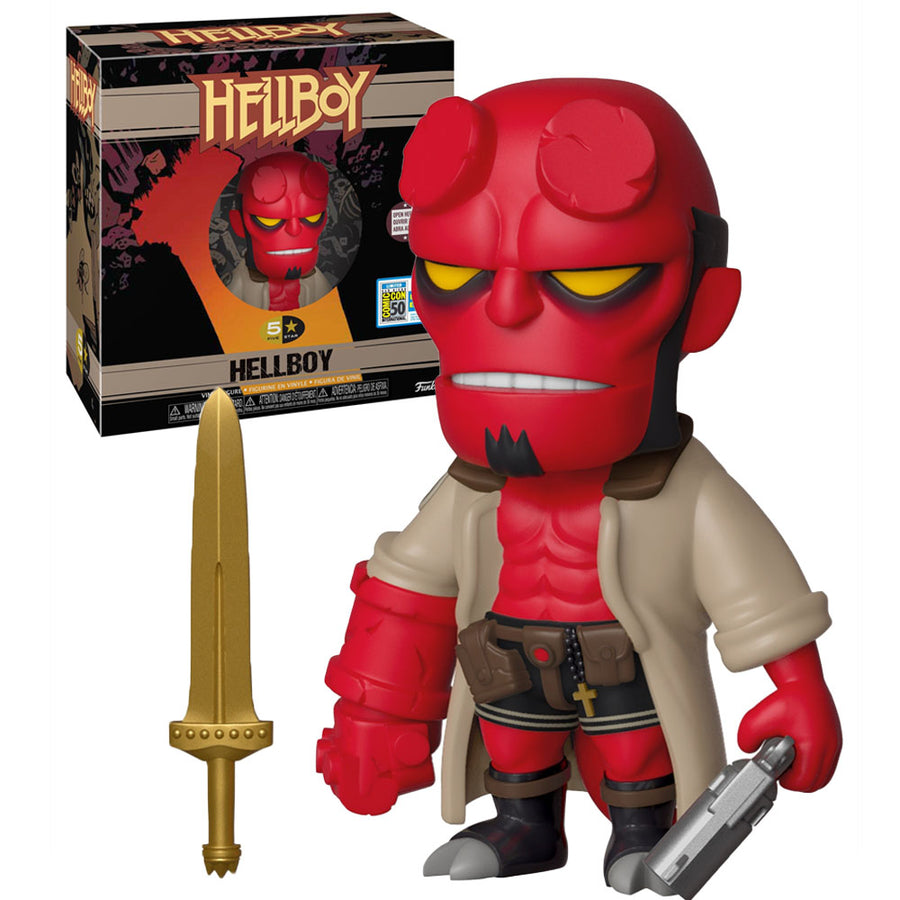 BONECO FUNKO FIVE STAR HELLBOY SDCC EXCLUSIVE - HELLBOY