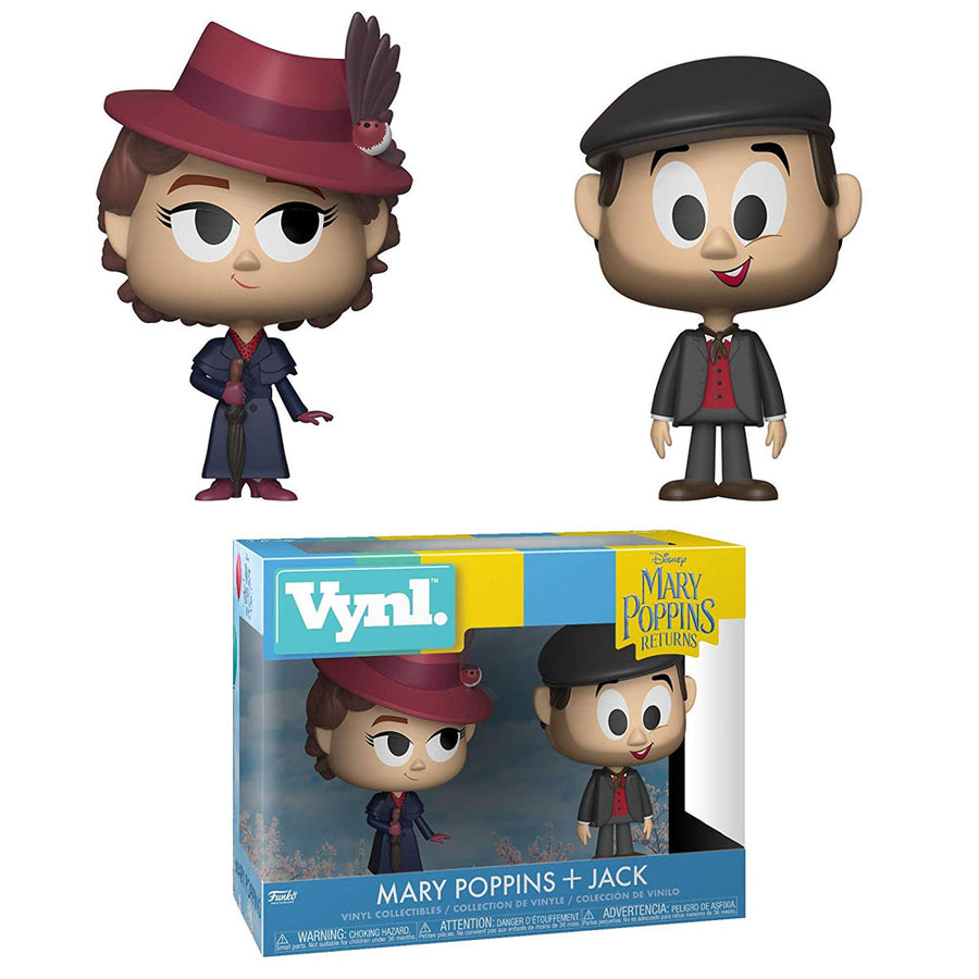 BONECO FUNKO VYNL DISNEY MARY POPPINS + JACK 2PACK BRINDE