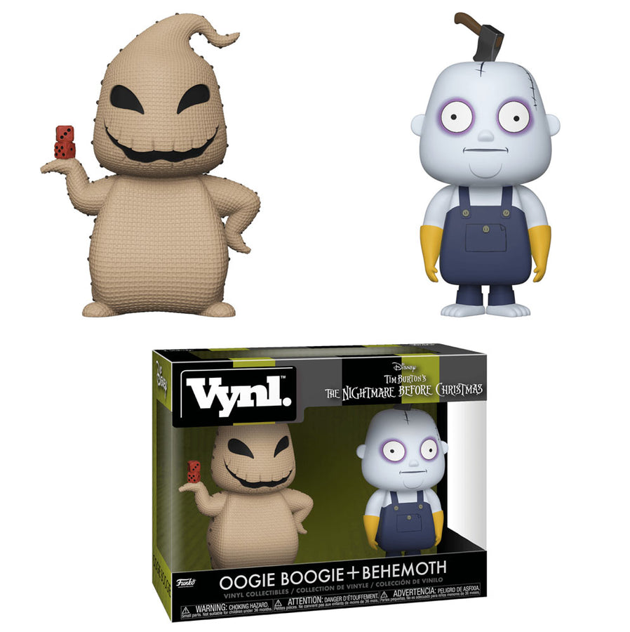 BONECO FUNKO VYNL DISNEY NBC OOGIE BOOGIE + BEHEMOTH 2PCAK BRINDE
