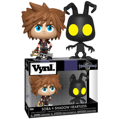 BONECO FUNKO VYNL - KINGDOM HEARTS 3 SORA + SHADOW HEARTLESS 2 PACK