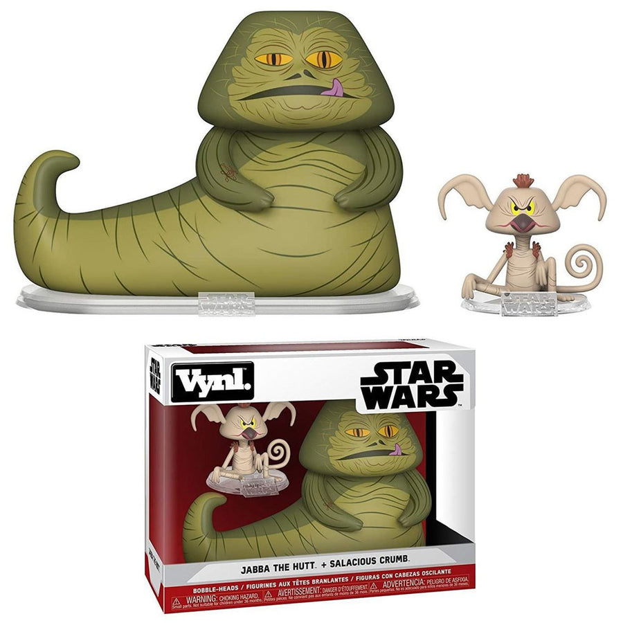BONECO FUNKO VYNL - STAR WARS JABBA THE HUTT + SALACIOUS CRUMB 2PACK