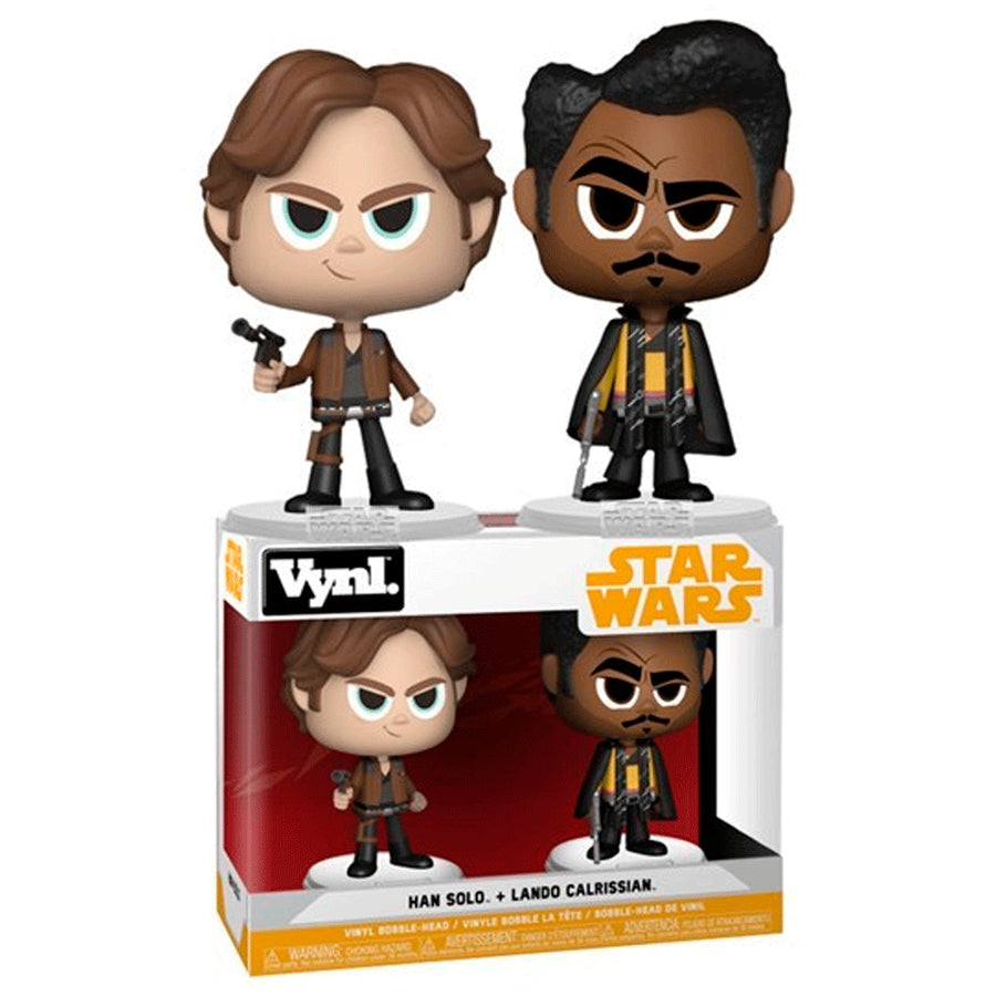 BONECO FUNKO VYNL STAR WARS SOLO HAN + LANDO 2PACK