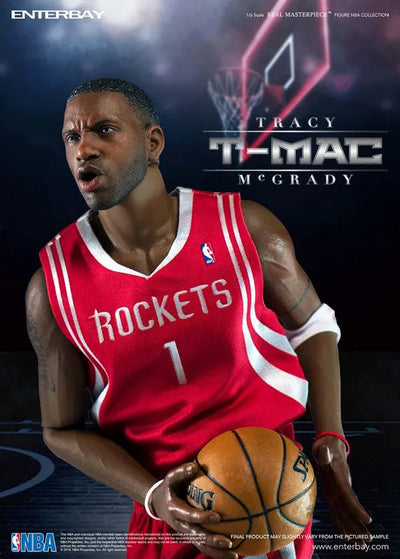 [Bonus] 1/6 Real Masterpiece Collectible Figure - NBA Collection: T-MAC Tracy McGradyㅤ – Enterbay – ActionFigureBrasil — ângulo diferente
