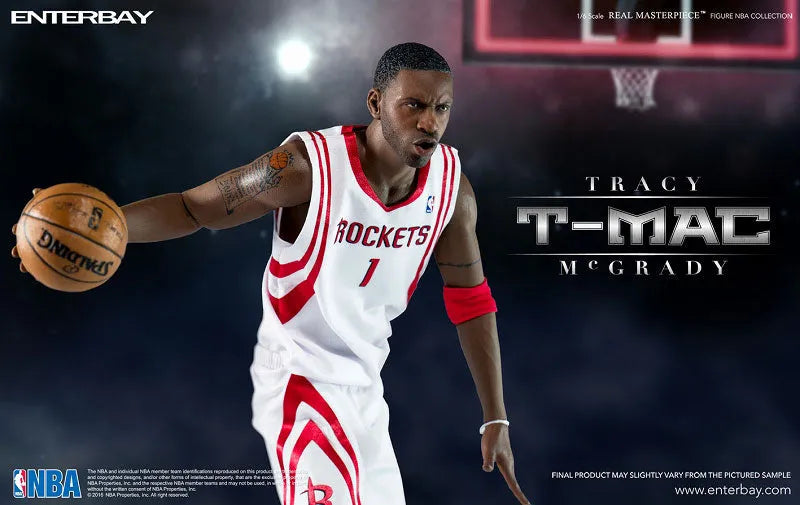 [Bonus] 1/6 Real Masterpiece Collectible Figure - NBA Collection: T-MAC Tracy McGradyㅤ – Enterbay – ActionFigureBrasil
