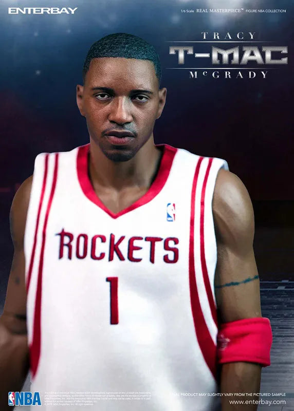 [Bonus] 1/6 Real Masterpiece Collectible Figure - NBA Collection: T-MAC Tracy McGradyㅤ – Enterbay – ActionFigureBrasil