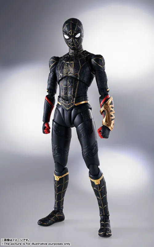 [Bonus] S.H.Figuarts Spider-Man [Black & Gold Suit] (Spider-Man: No Way Home)ㅤ – Bandai Spirits – ActionFigure Brasil
