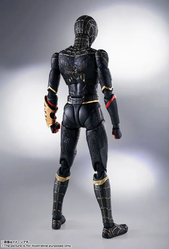 [Bonus] S.H.Figuarts Spider-Man [Black & Gold Suit] (Spider-Man: No Way Home)ㅤ – Bandai Spirits – ActionFigure Brasil