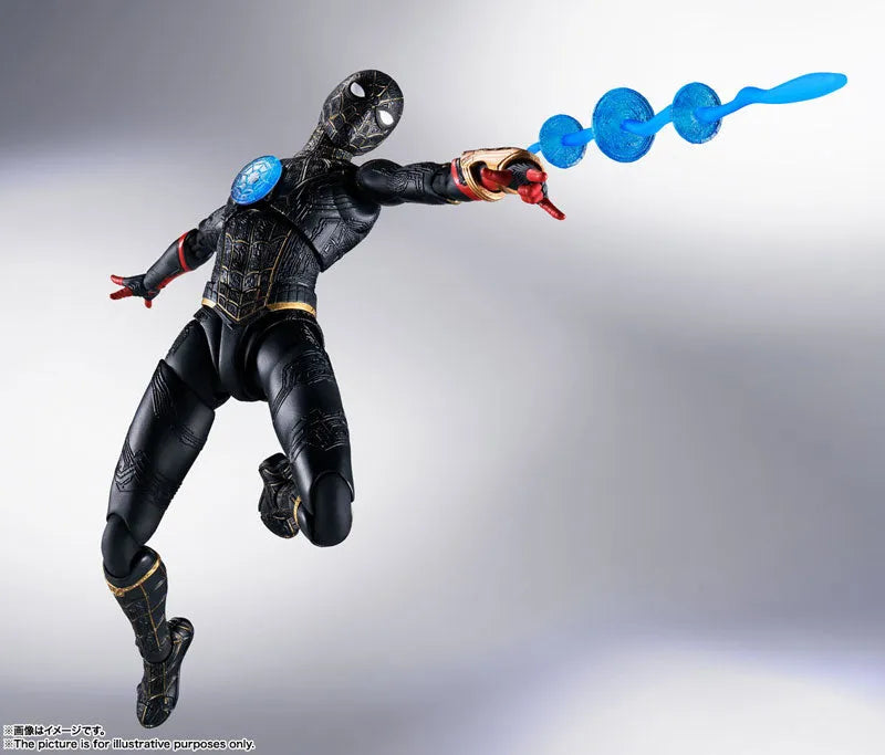 [Bonus] S.H.Figuarts Spider-Man [Black & Gold Suit] (Spider-Man: No Way Home)ㅤ – Bandai Spirits – ActionFigure Brasil