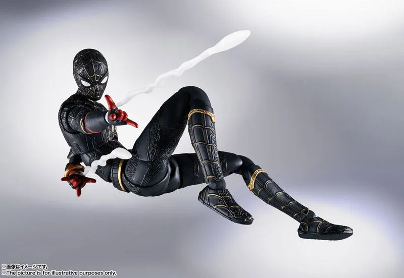 [Bonus] S.H.Figuarts Spider-Man [Black & Gold Suit] (Spider-Man: No Way Home)ㅤ – Bandai Spirits – ActionFigure Brasil