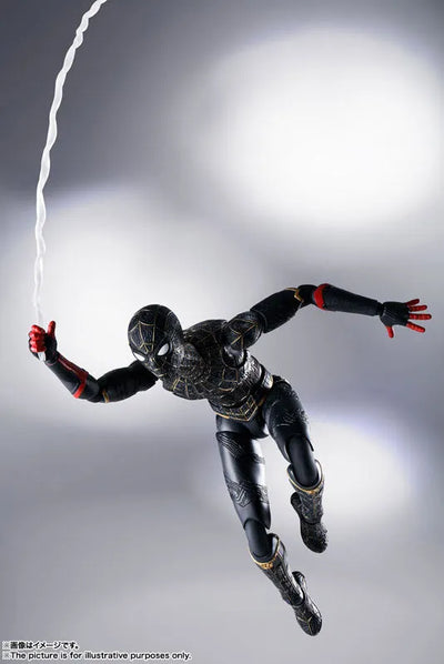 [Bonus] S.H.Figuarts Spider-Man [Black & Gold Suit] (Spider-Man: No Way Home)ㅤ – Bandai Spirits – ActionFigureBrasil — detalhe do produto