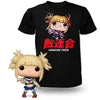 Box Funko Pop My Hero Academia Exclusive - Himiko Toga + Camiseta Tee Bundle *L*