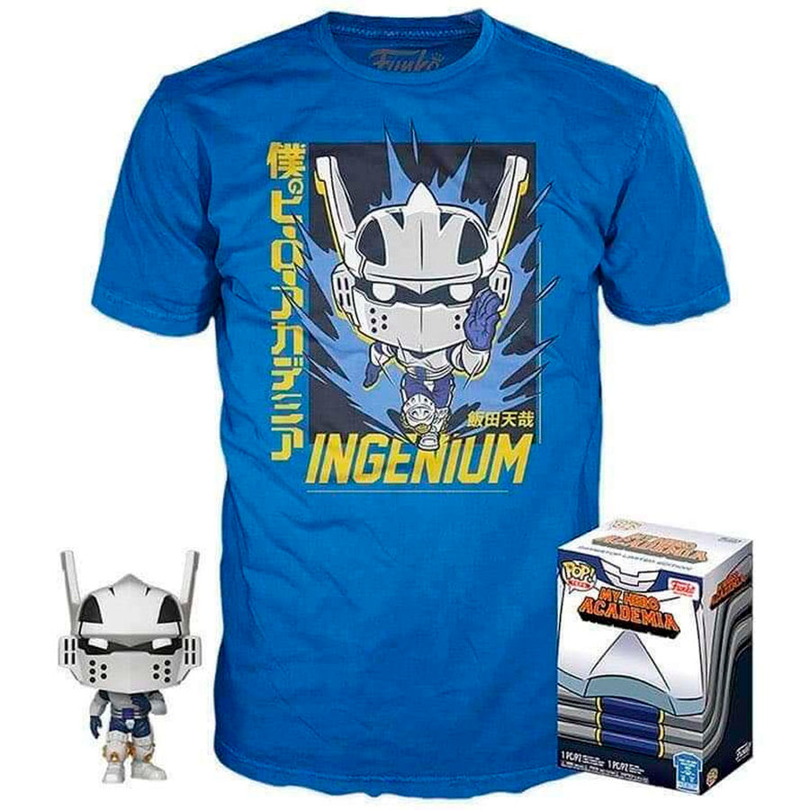 BOX FUNKO POP TEES MY HERO ACADEMIA - TENYA IIDA + CAMISETA (L)
