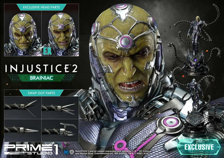 Brainiac (Exclusive Version) Injustice 2 – Prime1Studio – ActionFigure Brasil