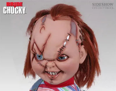 Bride of Chucky - 14 Inch Vinyl Figure: Chuckyㅤ – Sideshow Collectibles – ActionFigureBrasil