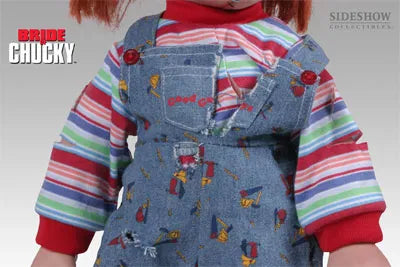 Bride of Chucky - 14 Inch Vinyl Figure: Chuckyㅤ – Sideshow Collectibles – ActionFigureBrasil