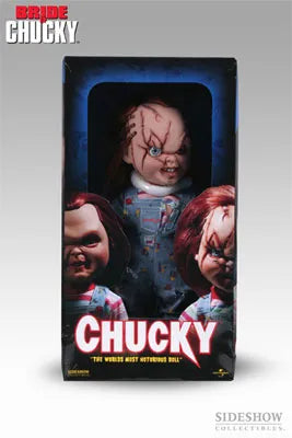 Bride of Chucky - 14 Inch Vinyl Figure: Chuckyㅤ – Sideshow Collectibles – ActionFigureBrasil — close