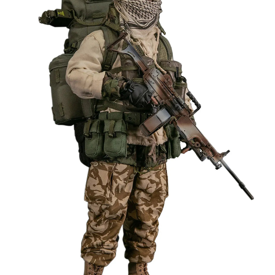 British Army Special Air Service - SAS - Gunner Gulf War 1991 - 1/6 (Damutoi)ㅤ – Damutoi – ActionFigureBrasil