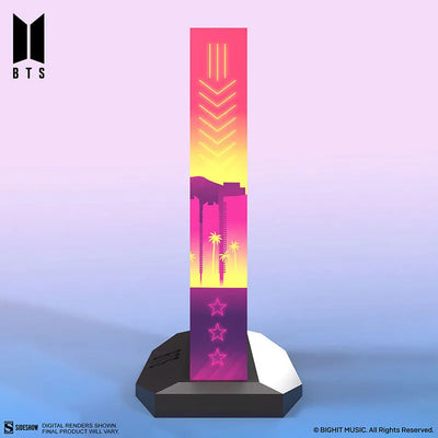 BTS Replica "Premium BTS Logo" Las Vegas Editionㅤ – Sideshow Collectibles – ActionFigureBrasil — com base expositora