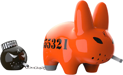 Buddies 4 Lyfe Smorkin Labbit – Kidrobot – ActionFigure Brasil