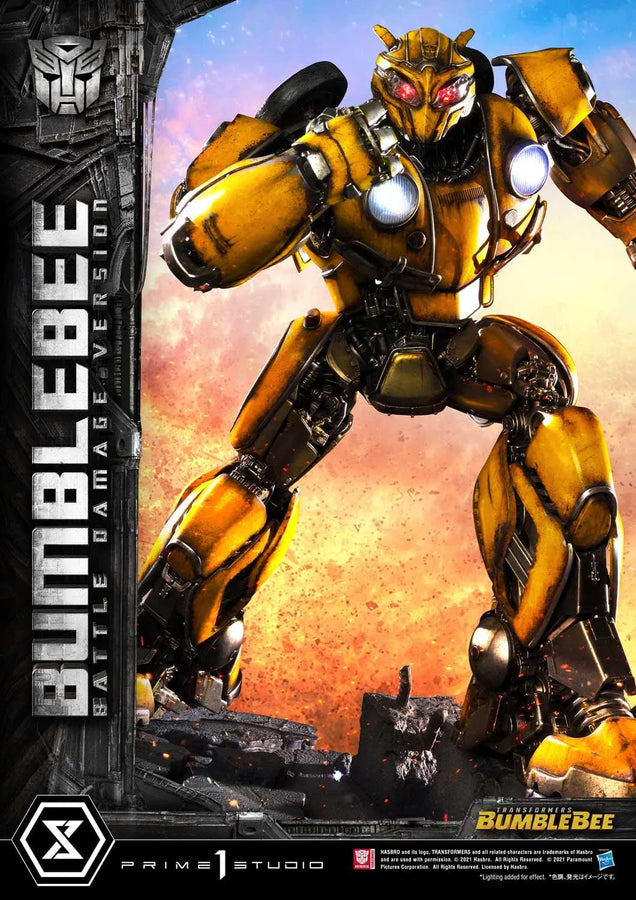 Bumblebee (Battle Damage Edition) Transformers: Bumblebee (Film) – Prime1Studio – ActionFigure Brasil