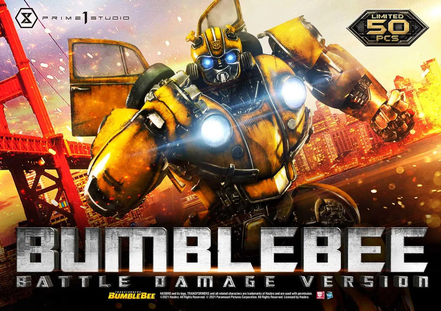 Bumblebee (Battle Damage Edition) Transformers: Bumblebee (Film) – Prime1Studio – ActionFigure Brasil