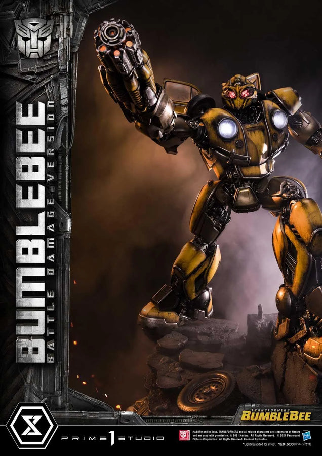 Bumblebee (Battle Damage Edition) Transformers: Bumblebee (Film) – Prime1Studio – ActionFigure Brasil