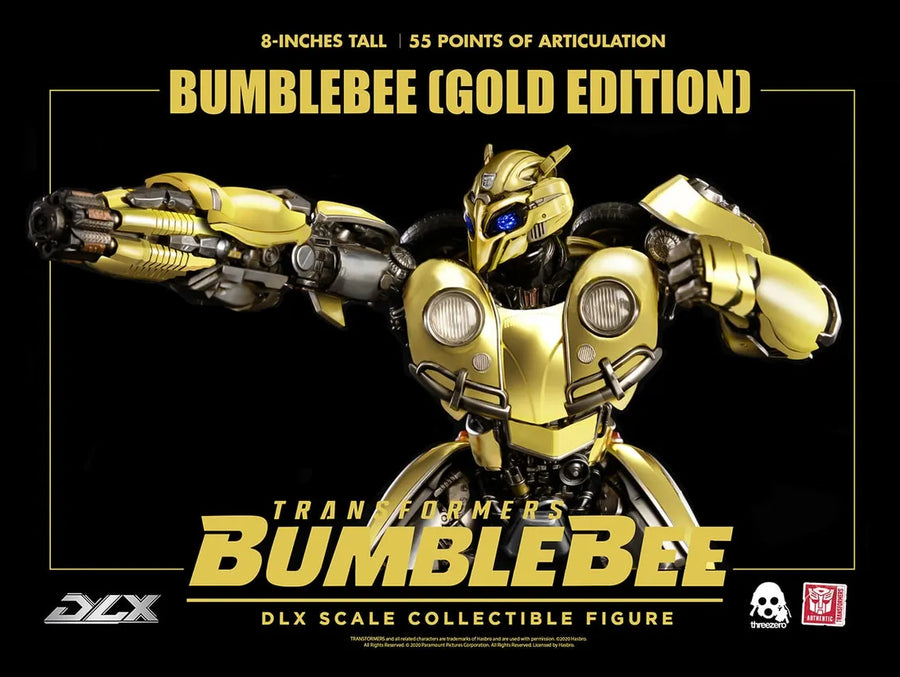 Bumblebee DLX (Gold Edition) - LIMITED EDITION: 1500 – Threezero – ActionFigure Brasil