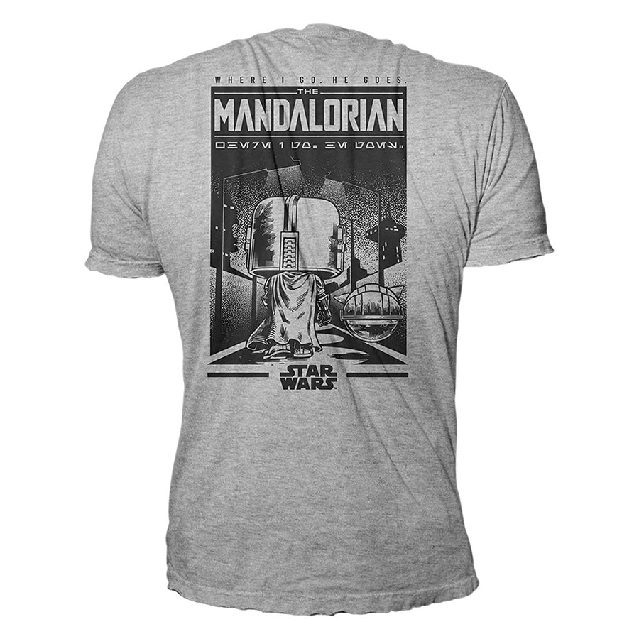 BUNDLE FUNKO POP STAR WARS THE MANDALORIAN: GROGU + CAMISETA TEES - TAMANHO L (63623)