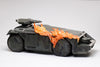 Burning Armored Personnel Carrier