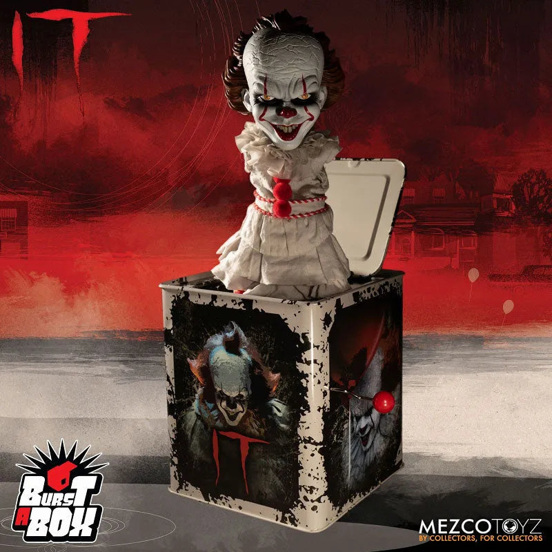 Burst-A-Box / IT: Pennywiseㅤ – Mezco – ActionFigureBrasil