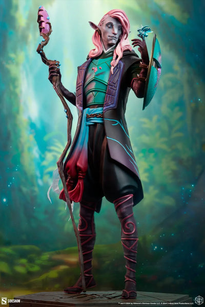 Caduceus Clay - Mighty Nein - LIMITED EDITION – Sideshow Collectibles – ActionFigure Brasil — ângulo diferente