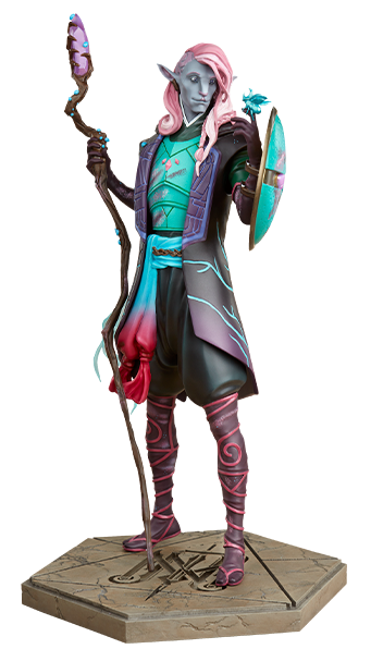 Caduceus Clay - Mighty Nein - LIMITED EDITION – Sideshow Collectibles – ActionFigure Brasil — ângulo diferente