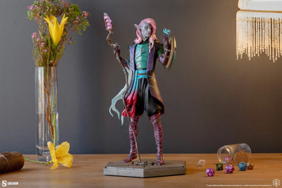 Caduceus Clay - Mighty Nein - LIMITED EDITION – Sideshow Collectibles – ActionFigure Brasil — com base expositora