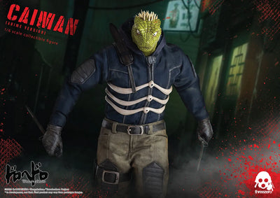 Caiman (Anime Version) – Threezero – ActionFigure Brasil — com base expositora