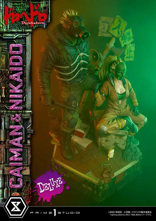 Caiman & Nikaido (Deluxe Version) Dorohedoro – Prime1Studio – ActionFigure Brasil