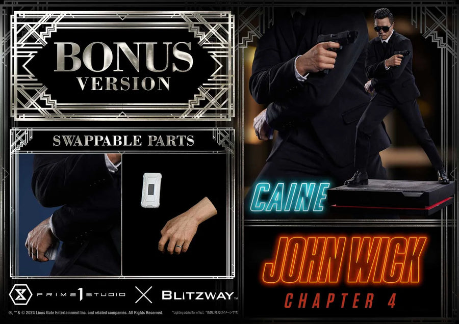 Caine (Deluxe Bonus Version) John Wick: Chapter 4 (Film) – Prime1Studio – ActionFigure Brasil
