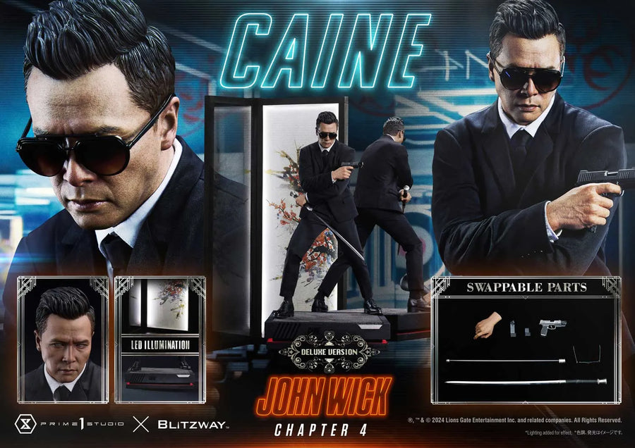 Caine (Deluxe Bonus Version) John Wick: Chapter 4 (Film) – Prime1Studio – ActionFigure Brasil