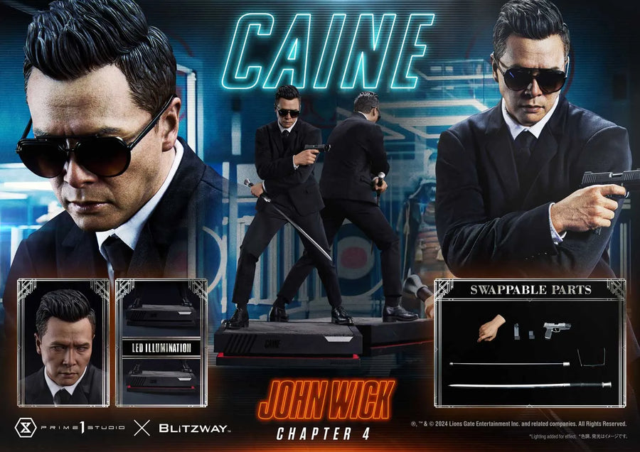 Caine (Regular Version) John Wick: Chapter 4 (Film) – Prime1Studio – ActionFigure Brasil