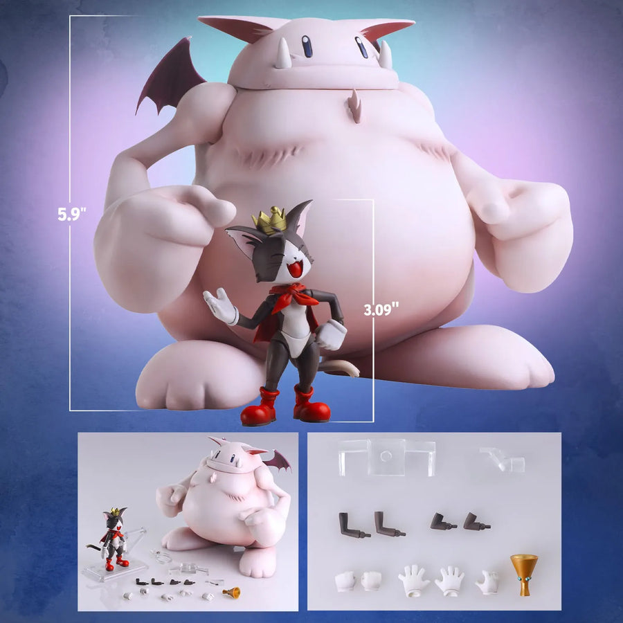 Cait Sith & Fat Moogle – Square Enix – ActionFigure Brasil