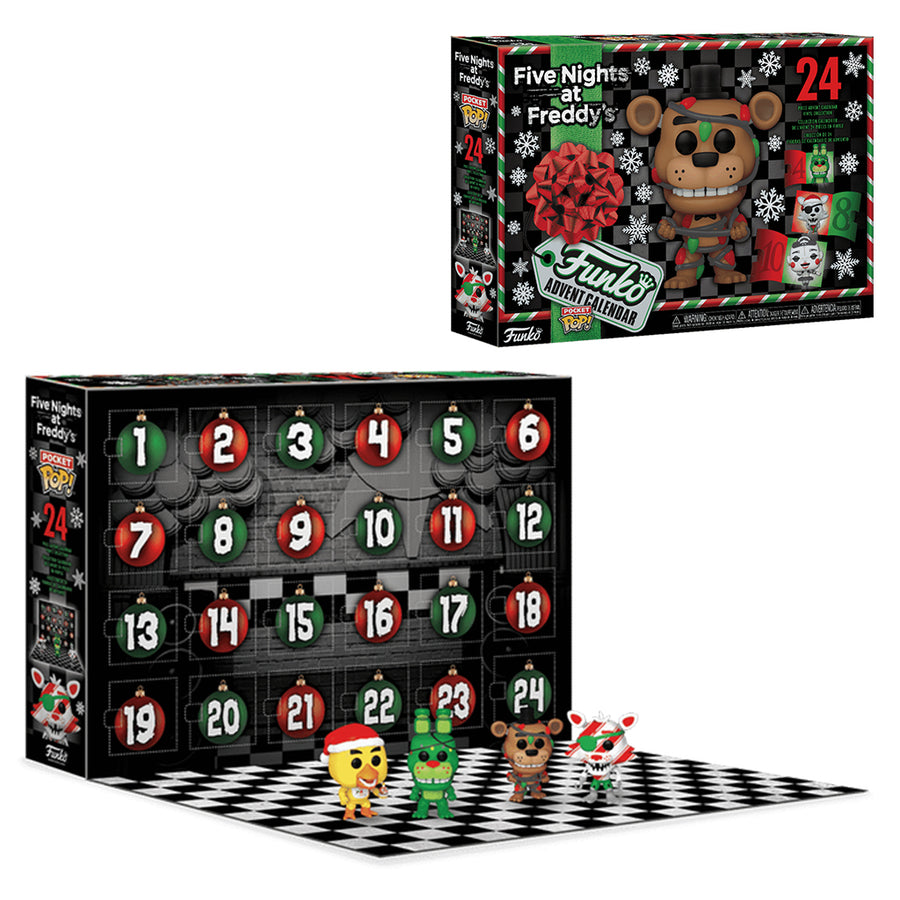 CALENDÁRIO FUNKO POP POCKET ADVENT CALENDAR 2023 - FIVE NIGHTS AT FREDDY'S (72480) BRINDE