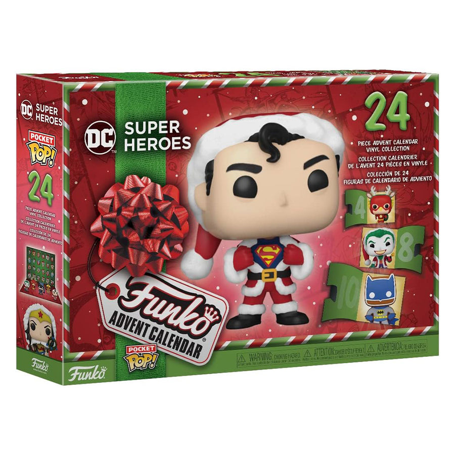 CALENDÁRIO FUNKO POP POCKET ADVENT CALENDAR 24 - DC HEROES (73077)