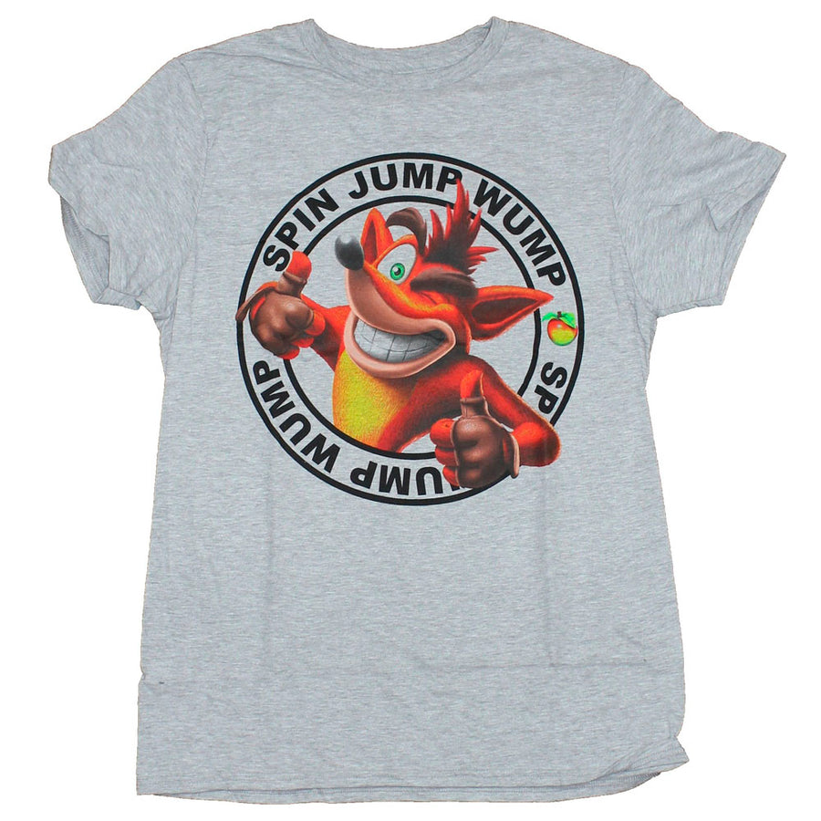 CAMISETA CRASH BANDICOOT - SPIN JUMP WUMP (SMALL)
