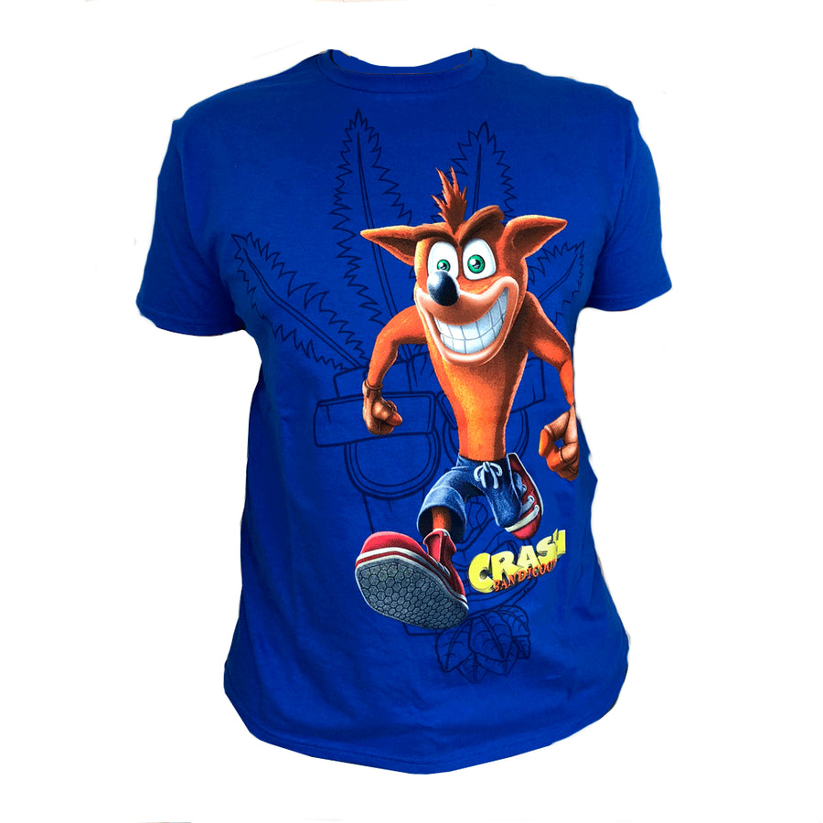 CAMISETA CRASH LOGO AZUL **GRANDE**