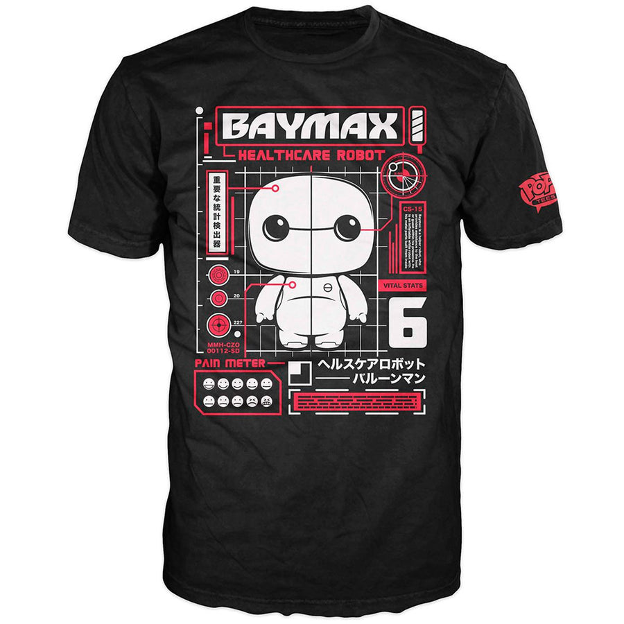 CAMISETA FUNKO POP TEES BIG HERO 6: BAYMAX TECH - TAMANHO GG