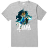 Camiseta The Legend Of Zelda Breath Of The Wild Cinza - Tamanho G