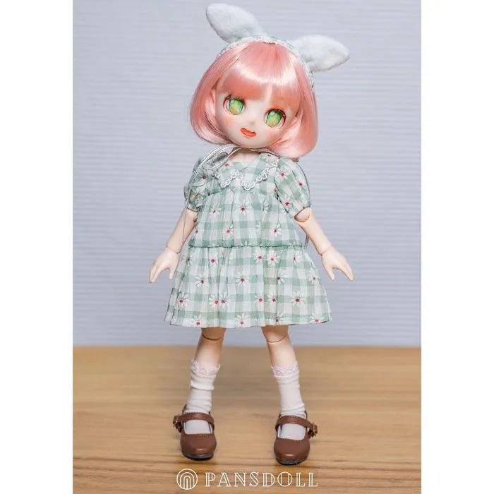 Candy House Series - Paris - Green Check Dress (Pansdoll)ㅤ – Pansdoll – ActionFigureBrasil