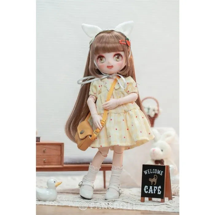 Candy House Series - Paris - Yellow Check Dress (Pansdoll)ㅤ – Pansdoll – ActionFigure Brasil