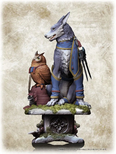 Capcom Figure Builder Creator's Model Monster Hunter Rise Palamuteㅤ – Capcom – ActionFigure Brasil — ângulo diferente