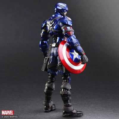 Captain America - Bring Arts (Square Enix)ㅤ – Square Enix – ActionFigure Brasil — ângulo diferente