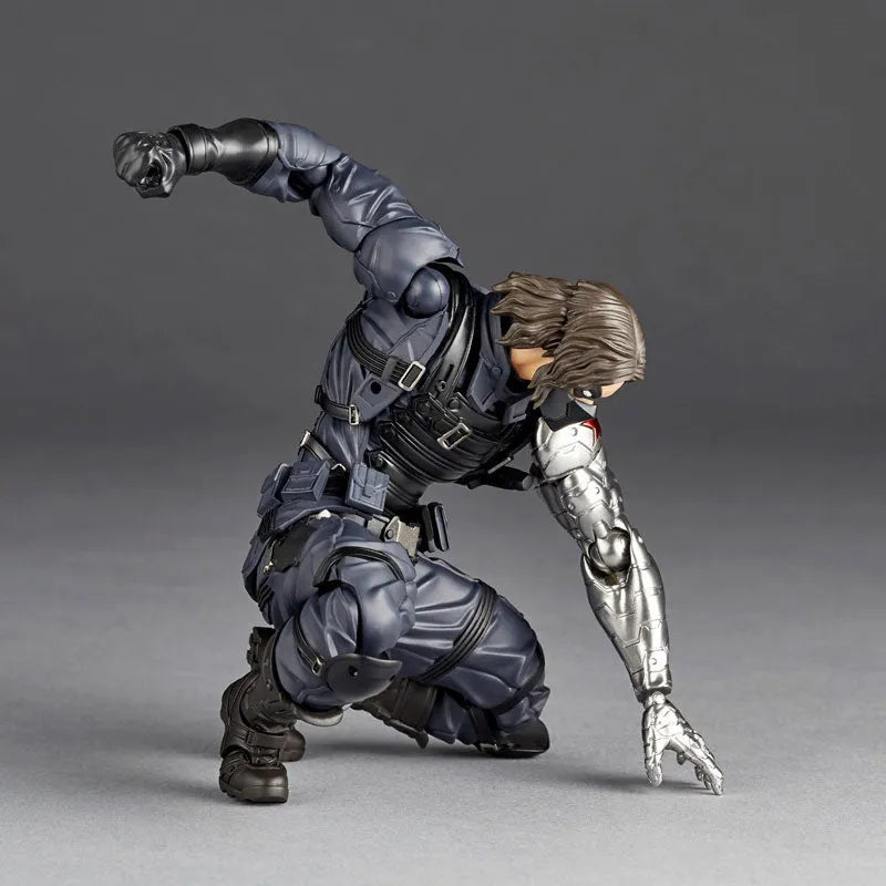 Captain America - Bucky Barnes - Winter Soldier - Amazing Yamaguchi - Revoltech (Kaiyodo)ㅤ – Kaiyodo – ActionFigure Brasil
